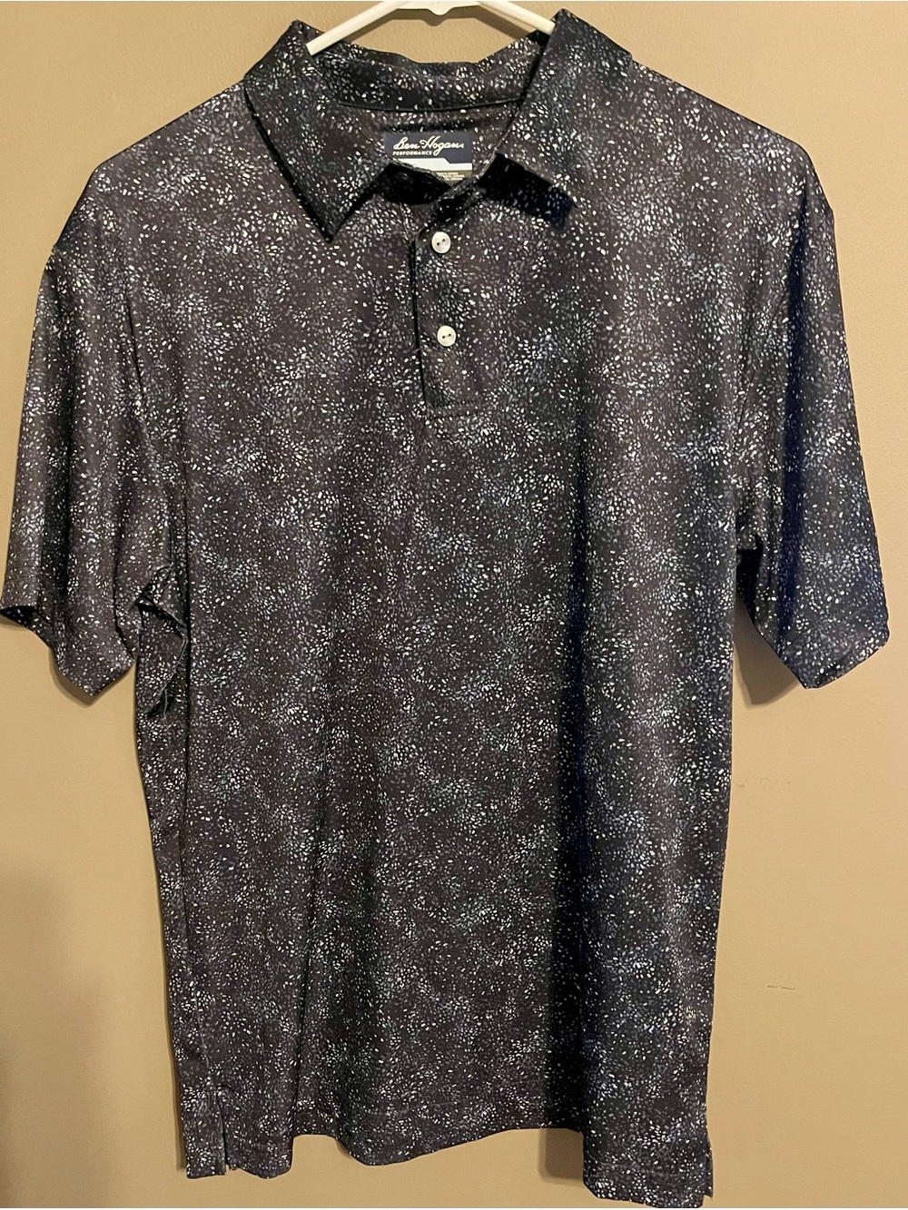 Ben Hogan - Black Speckled Polo Shirt - Size Small